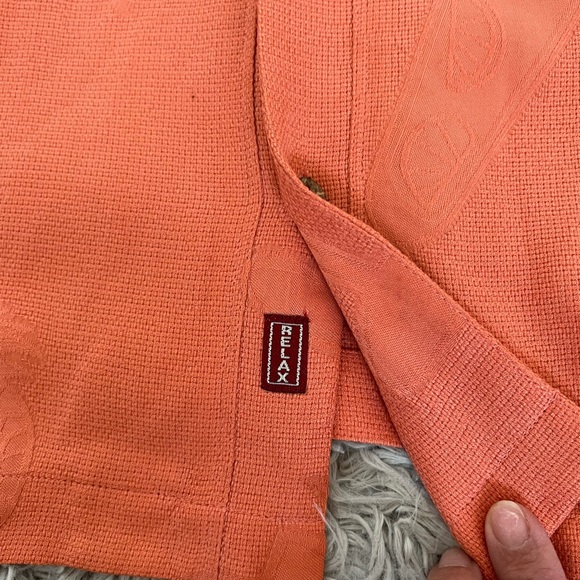 Tommy Bahama Men’s Button Down Isles Silk Camp orange Size M - Picture 7 of 13